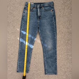 GAP Cigarette High Rise Skinny Jeans Size 28 Medium Wash Stretch